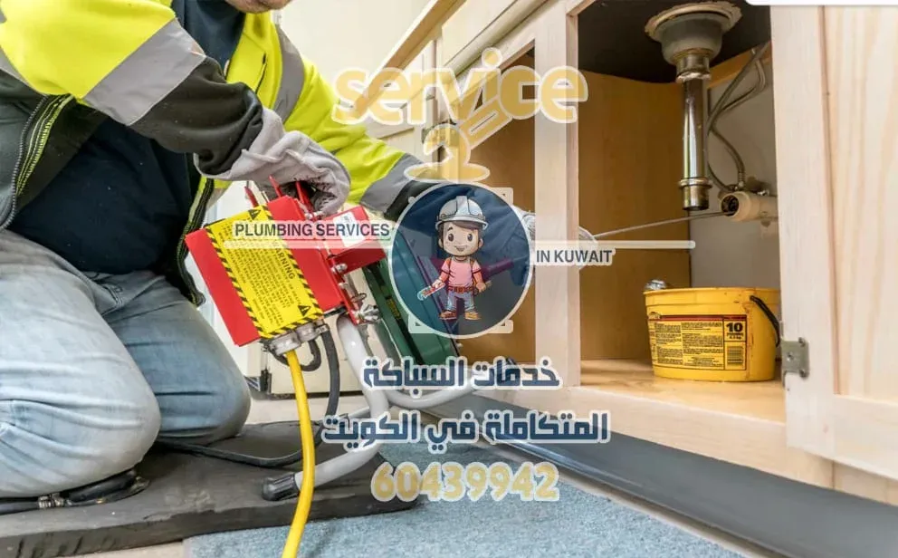 أفضل خدمات تسليك مجاري المطبخ في الكويت - استخدام أحدث معدات تسليك بالوعات المطابخ وإزالة الانسدادات المستعصية، اتصل بنا على 60439942.